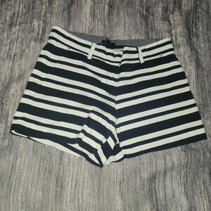 Nautica Women's Size‎ 6 Striped Shorts Blue White Casual Nautical